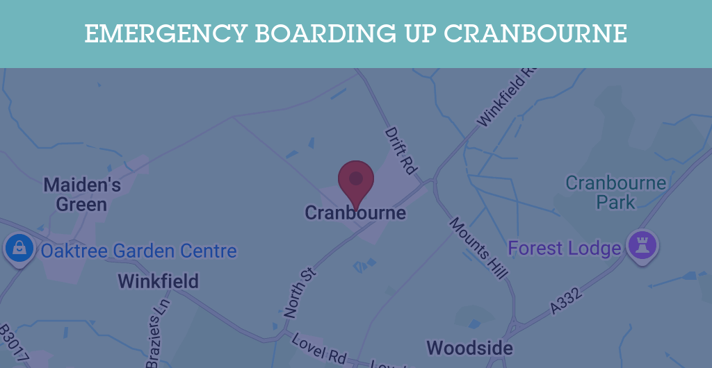 Emergency Boarding Up Services in Cranbourne - SL4