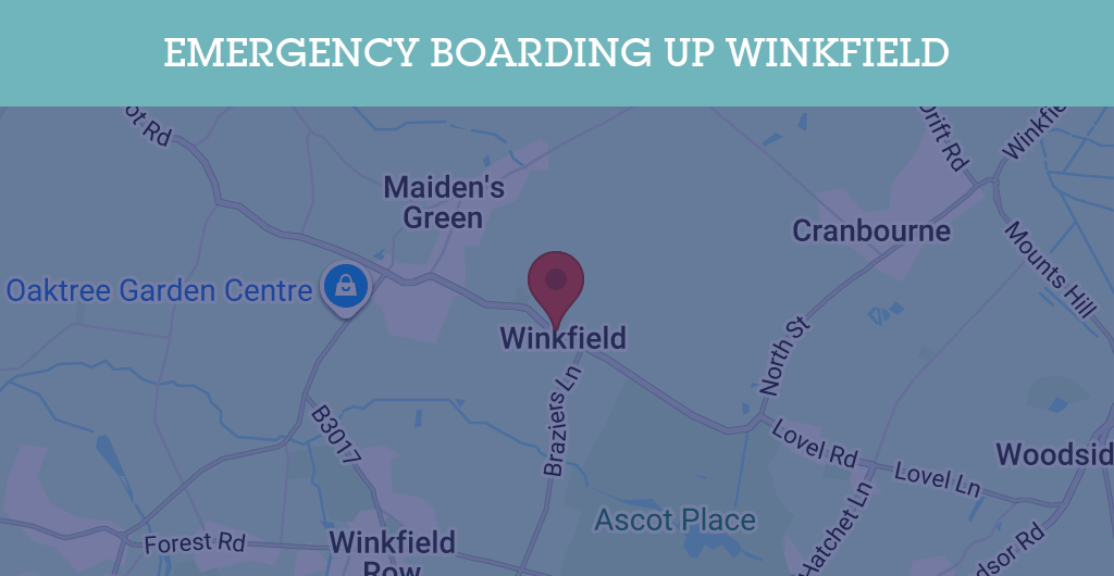 Emergency Boarding Up Services in Winkfield - SL4